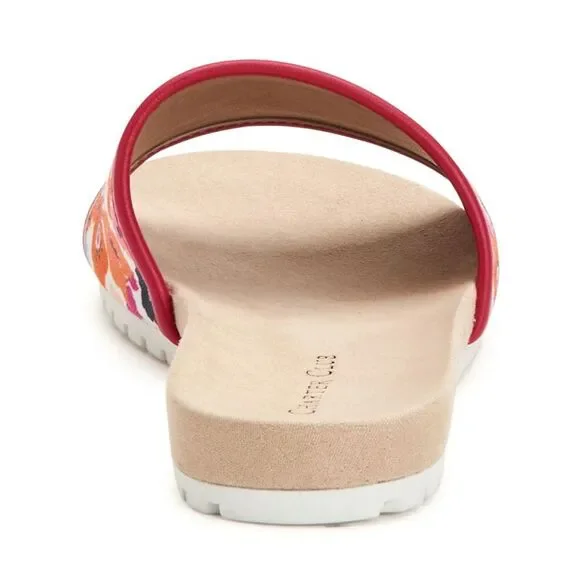 CHARTER CLUB Womens Pink Comfort Beyso Round Toe Slip On Slide Sandals 6 M - Picture 3 of 4